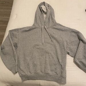 ALO grey accolade hoodie - size small